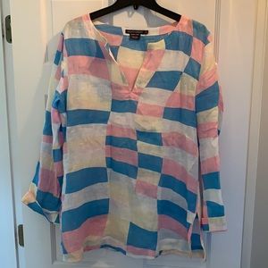 Island Cotton Company chic linen cover up